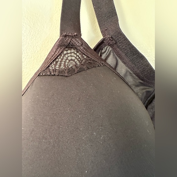 Black plus size comfort choice bra size 46D - Picture 2 of 8